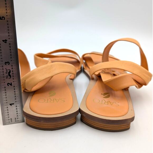 Sarto by Franco Sarto Ema 2 Ankle Strap Sandals Women's Orange Size US10M EU40 - Picture 4 of 13